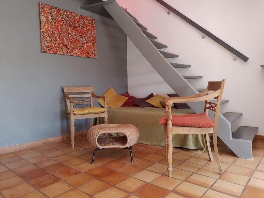 Ferienwohnung Maison De Charme Avec Vue Sur La Vallee De La Ceze Saint-Gervais  Exterior foto